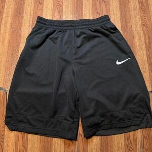 Nike Black Dri-Fit Tech Retro Sportswear Running Train Shorts Medium